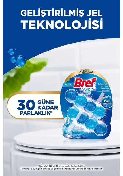 Brilliant Gel Tuvalet Bloğu Okyanus Ikili Paket
