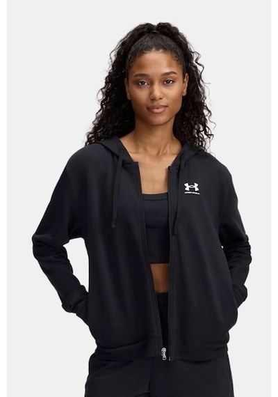 Under Armour Ua Rival Terry Fz Kadın Ceket 6005509-001 Siyah