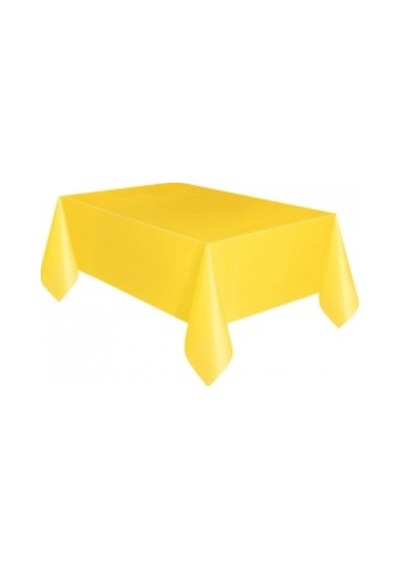 Masa Örtüsü 1,35cm X 2,7cm 30mik - Sarı / Yellow