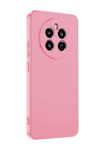 Realme 12 4g Kılıf Yumuşak Silikon Kamera Korumalı Lansman Pazarplus Siyah
