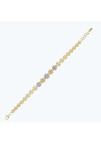 Altınbaş Altın Çiçek Bileklik Abl0084-yb-24630 Çok Renkli