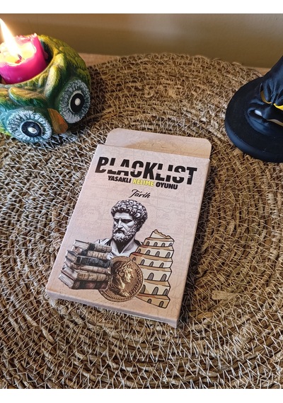 Blacklist Yasaklı Kelime Oyunu Tarih Kese Hediyeli 50 Kart Eğlenceli & Öğretici Grup Oyunu