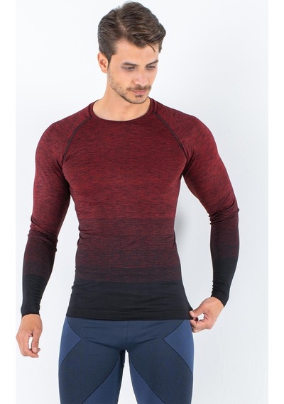 Miofit Erkek Active Dikişsiz Uzun Kollu Spor Tişört Çok Renkli