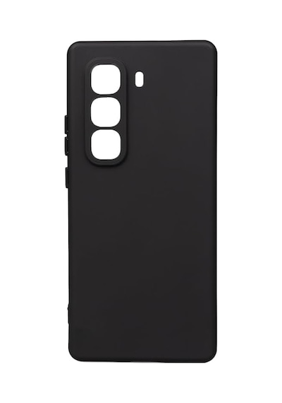 Hot 50 Pro Plus 4g İle Uyumlu Kılıf Cns Biye Silikon - Siyah 6998