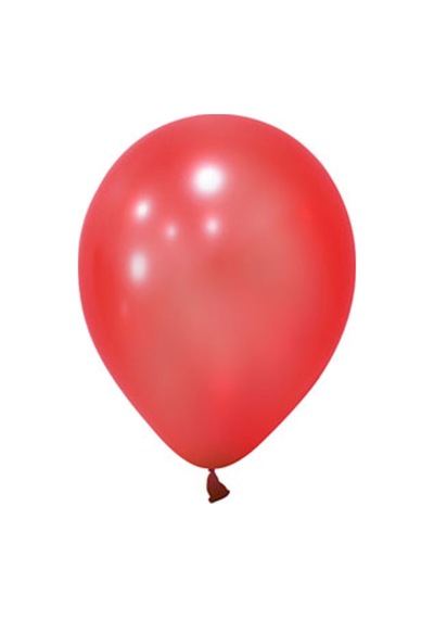 Gem110 11" Metalik Balon 100'lü - Kırmızı Kırmızı