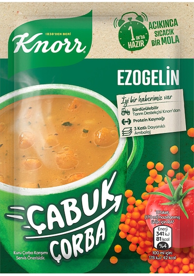Knorr Çabuk Çorba Ezogelin 22 G