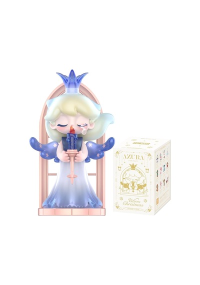 Pop Mart Azura Warm Christmas Series Figür, Koleksiyonluk Rastgele Aksiyon Figürü, Anime Art Toy, 1 Parça Biblo