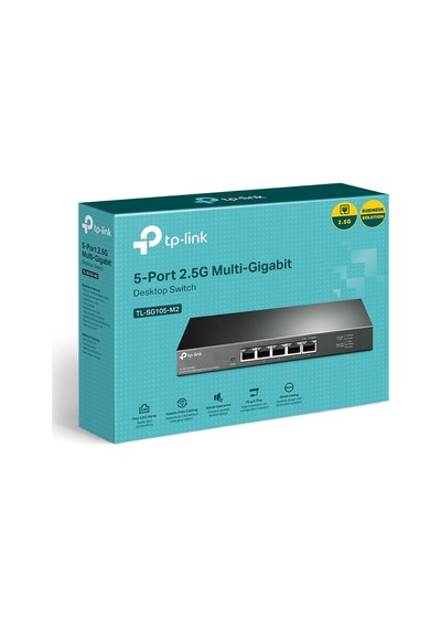 Tp-lınk Tl-sg105-m2, 5 Port, 2,5gbps, Multi-gigabit, Yönetilemez, Metal Kasa, Masaüstü Switch
