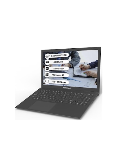 Hometech Alfa 720C N4020C 4 GB 128 GB SSD 15.6" Free Dos Dizüstü Bilgisayar (Kutusu Açık-Teşhir)