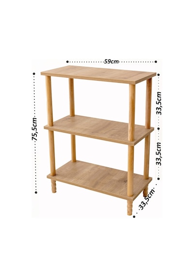 Concept 2 Raflı Organizer Kitaplık Banyo Mutfak Dolabı Balkon Ofis Düzenleyici Ahşap Nature Concept 2 Raflı Organizer Kitaplık Banyo Mutfak Dolabı Balkon Ofis Düzenleyici Ahşap Nature