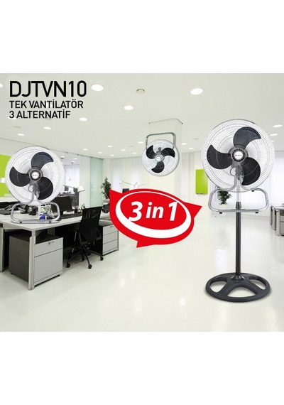 Dijitsu DJTVN10 3in1 Ayaklı Vantilatör