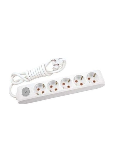 Viko 6'lı Priz 3x1,5 mm Uzatma Beyaz 9 MT