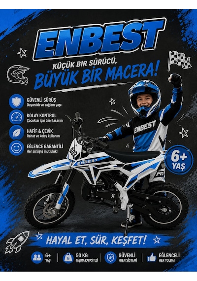 Enbest Mın Cross A02 Mavi