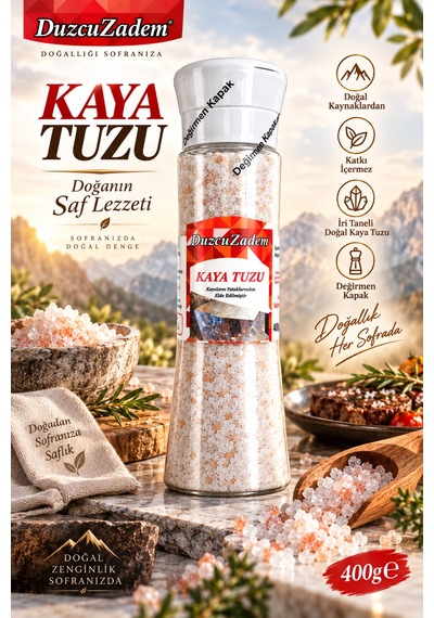 Kaya Tuzu Değirmen Kapak 400 Gr