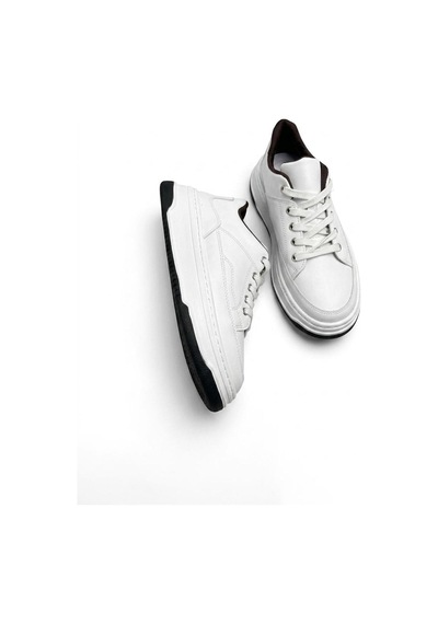 Yalçın Erkek Beyaz Sneaker Günlük Spor Ayakkabı Beyaz - 880220271 Beyaz