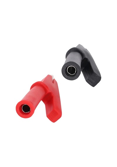 Ic-243a 4mm Banana Jak Girişli Krokodil Wd1096 Siyah Kırmızı Set
