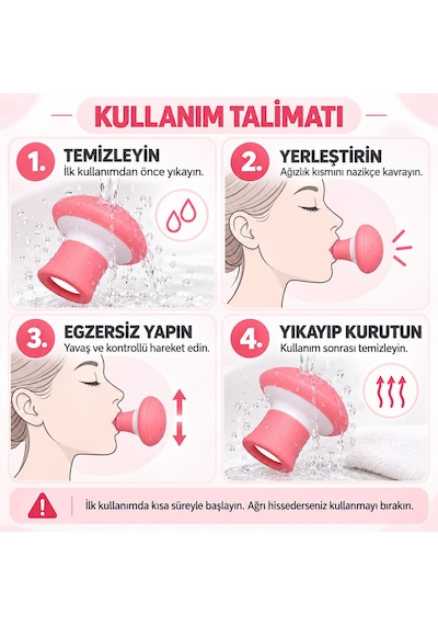 Şekilli Yüz Eğitici - Çene Şekillendirme & Sıkılaştırma Aracı 94334337
