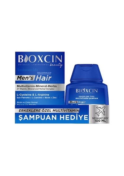 Bioxcin Men's Hair 30 Tablet - 100 Ml Şampuan Hediyeli