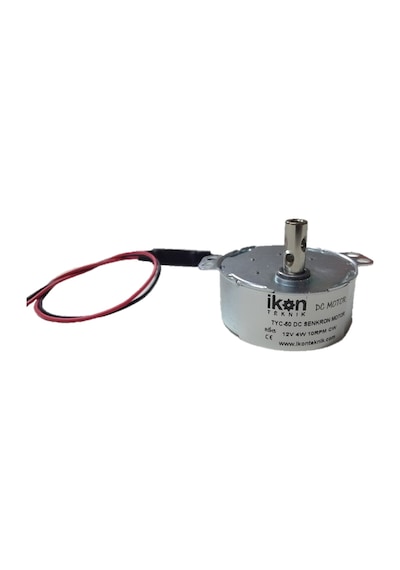 İkon Teknik AC SENKRON MOTOR TYC 50 4 Watt 10 RPM CW TEK YÖN ŞÖMİNE MOTORU
