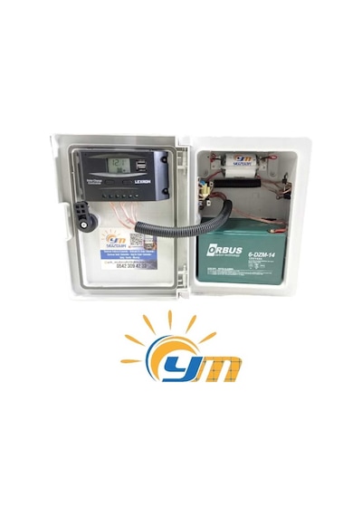 Yüzüak Güneş Panelli Elektrikli Çit Sistemi Paket Yabani Havyan Domuz Kovucu Sistemi