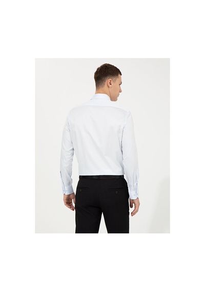 Pierre Cardin Slim Fit Uzun Kollu Klasik Gömlek 50251166-vr003 Mavi