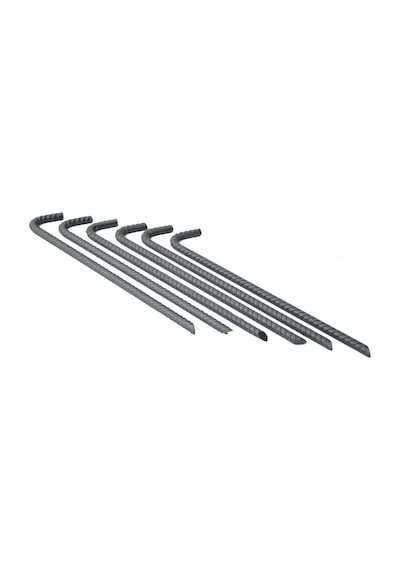 Campout 6lı Çadır Kazığı 12mm Gri
