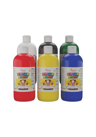 Ana Renkler Parmak Boyası 6'lı Set 6x500 Gr 12