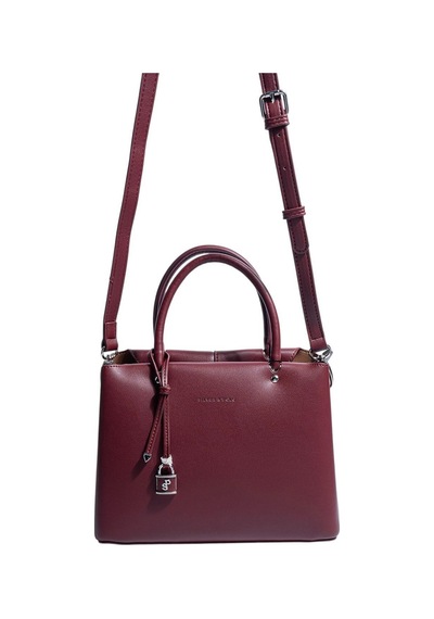 Silver Polo Sp1236 Kadın El Çantası Cilt Bordo-bordo