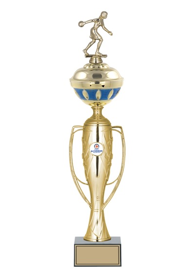 Odak Kupa - Figürlü Kupalar - Bowling Kadın Figürlü Kupalar Fg-074 A - 53 Cm Altın - Beyaz
