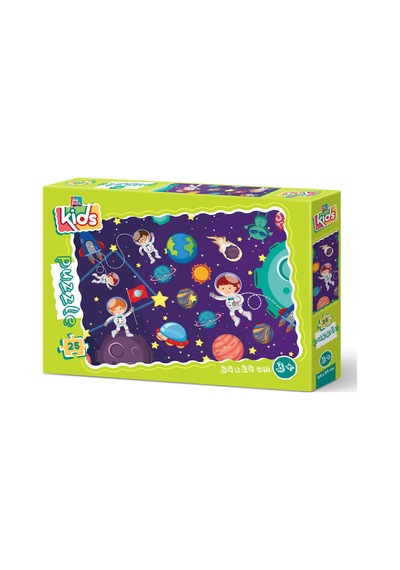 Yappuzz Meraklı Astronotlar 25 Parça Çoçuk Puzzle