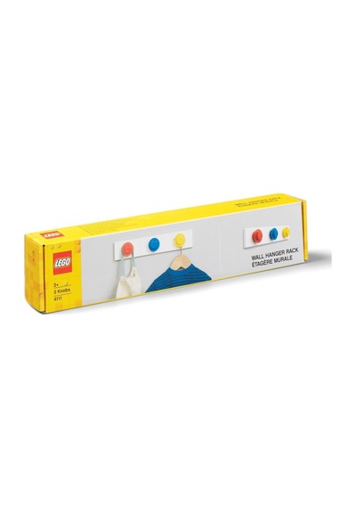 Lego Gear 5006230 Wall Hanger Rack Red Blue Yellow