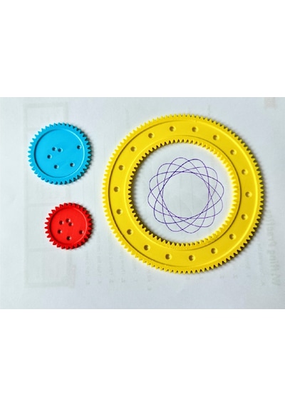Spirograf Çizim Şablonu Kolay Ve Eğlenceli