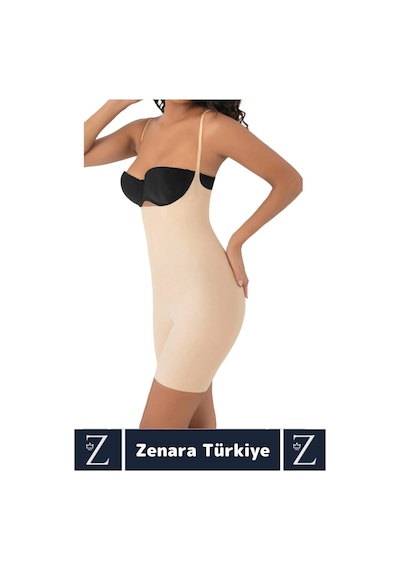 İz İç Göstermez Kaymaz Sıkılaştıran Şekillendiren Toparlayan Lazer Kesim Askılı Tam Boy Korse Ten