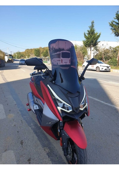 Motocam Ariic Chief 318 Ön Cam 2023-2026 Model 75cm Siyah Renkli 4mm Uzun