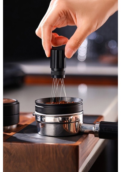 Espresso Makinası Needle Kahve Karıştırma İğnesi Espresso İğnesi Mt263 Siyah