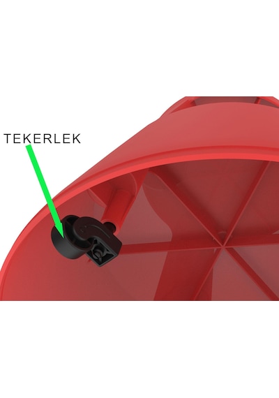 Basamaklı Kaymaz Tabure-açık Gri çok Renkli