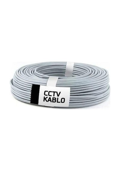 100 Metre Kaliteli 2+1 - 0.50 Mm Cctv Güvenlik Kamera Kablosu
