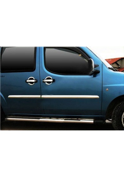 Fiat Doblo Uyumlu 2000-2010 Krom Kapı Kolu 3 Kapı Paslanmaz Çelik