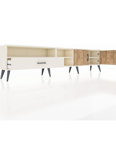 Arges Tv Ünitesi 3 Raflı Tek Çekmeceli 2 Kapaklı 220x30x51 Aytaşı-çam/aytaşı Atlas Çam/aytası - Aytası Arges Tv Ünitesi 3 Raflı Tek Çekmeceli 2 Kapaklı 220x30x51 Aytaşı-çam/aytaşı Atlas Çam/aytası - Aytası