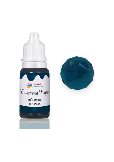 Epoksi Reçine Transparan Boya Pigment Şeffaf Epoksi Boyası 20 Ml Hd Turkuaz - 3306hd