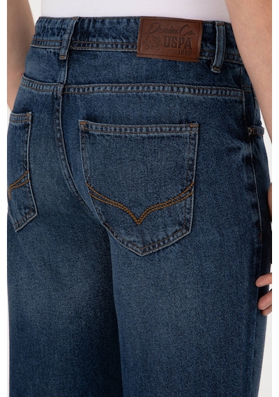 U.S. Polo Assn. Erkek Mavi Relax Jean Pantolon 50304629-DN0030