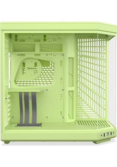 Y70 Matcha Milk Temperli Cam Usb 3.2 E-atx Dual Chamber Mid Tower Gaming Kasa Cs-hyte-y70-mm