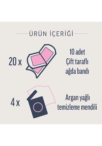 Veet Professional Sir Ağda Bandı Yüz Bölgesi Normal Ciltler 20'li