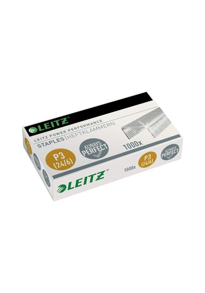 Leitz Power Performance Zımba Teli P3, 1000 Adet, Galvanizli, 55700000 24/6 Mm