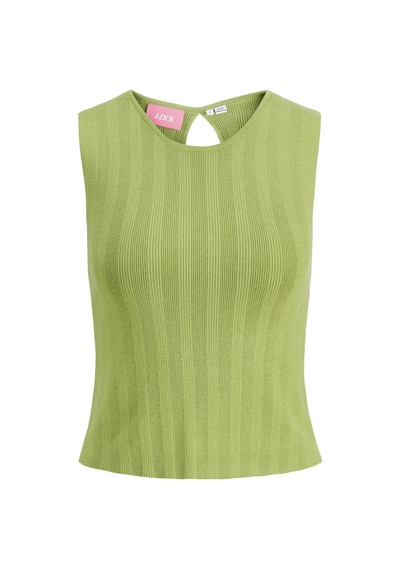Jack & Jones Kadin Çapraz Bel Detayli Kolsuz Triko Üst - Talia - 12294776 Fern