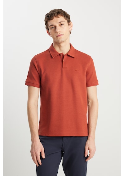 Wrangler Erkek Polo Yaka T Shirt W2510720 222 Kiremit KIREMIT