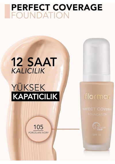 Perfect Coverage Yüksek Pigmentli & Yarı Parlak Bitişli Spf15 Fondöten Belirtilmemiş 17594018