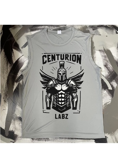 Centurion Labz Centurıon Labz Vintage Cutoffs- Assorted - Large Fıtness Atlet Gri