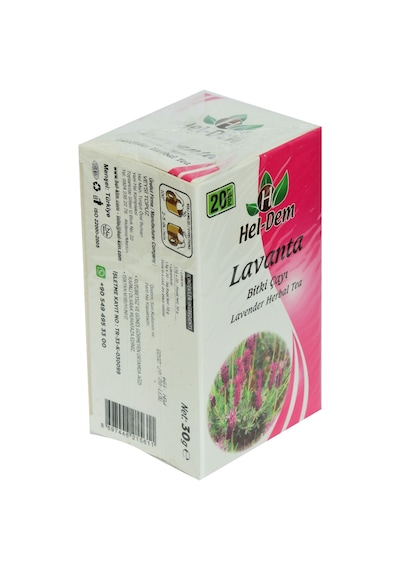 Hel-Dem Lavanta Bitki Çayı 20 x 2 G Süzen Poşet
