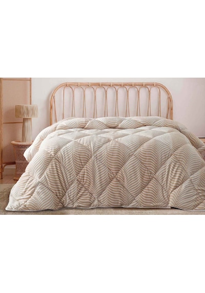 Merinos Fashion Yorgan 195x215 Side Bej